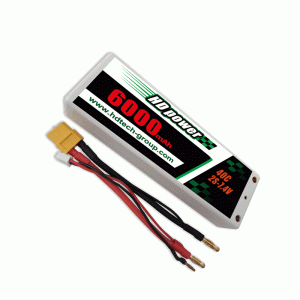 HD POWER 600mAh 40C 2S 7.4V Kovakoteloinen liPO-akku